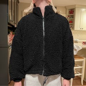 Black Sherpa Urban Outfitters coat
